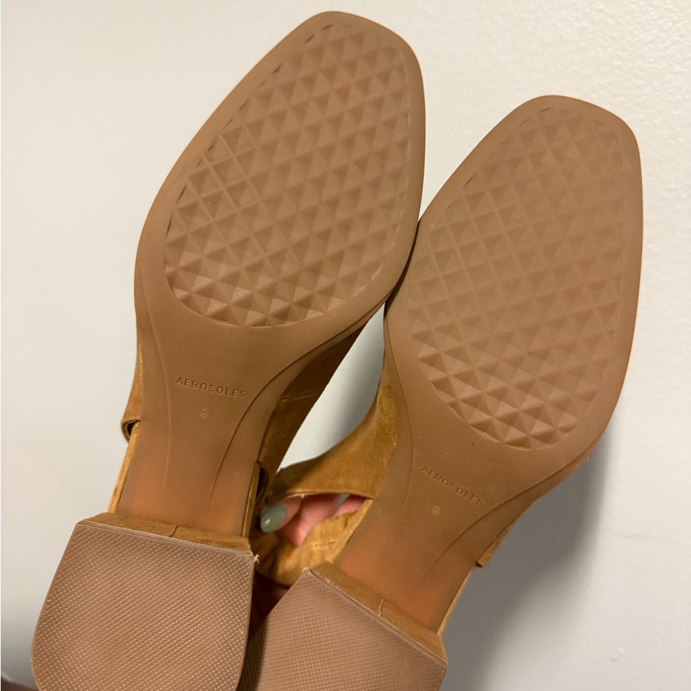 Aerosoles Altona Slingback Pump - Tobacco Suede - Picture 3 of 4
